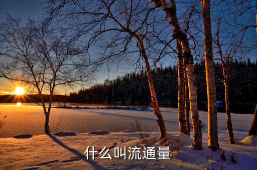 什么是流通卡量，什么叫流通量
