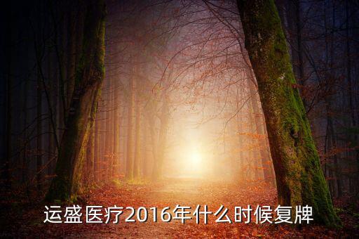 盛運(yùn)股份什么時(shí)候復(fù)牌，盛運(yùn)股份什么時(shí)候復(fù)牌