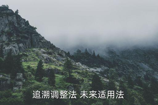 什么情況下追溯調(diào)整，會(huì)計(jì)變更中什么叫追溯調(diào)整法