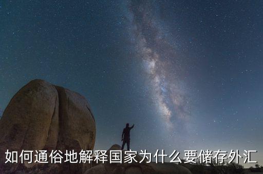 為什么要外匯儲(chǔ)備，為什么要儲(chǔ)存外匯