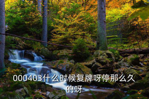 2014成飛集成什么時(shí)候復(fù)牌，000403什么時(shí)候復(fù)牌呀停那么久的呀