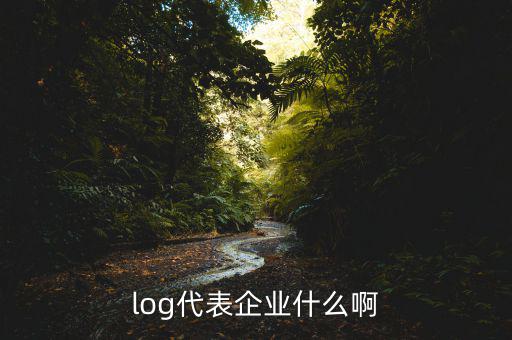 標志著企業(yè)真正形成的是什么，log代表企業(yè)什么啊