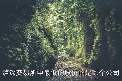 瀘a最便宜的股是什么股，A股最便宜的股票是什么股