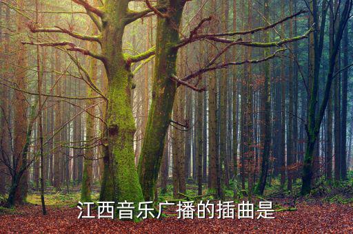 江西高速之歌是什么，江西音樂廣播的插曲是