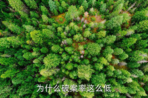 無罪率為什么低，為什么現(xiàn)在的破案率這么低