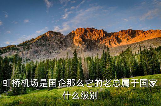 機場董事長什么級別，虹橋機場是國企那么它的老總屬于國家什么級別