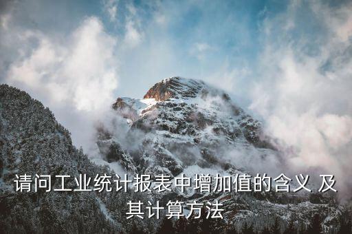 產(chǎn)品增加值什么意思，名詞解釋 總產(chǎn)值 增加值