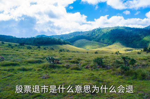 上市退出是什么意思，退市是什么意思