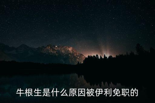 牛根生為什么離開蒙牛，牛根生是誰為什么要辭任