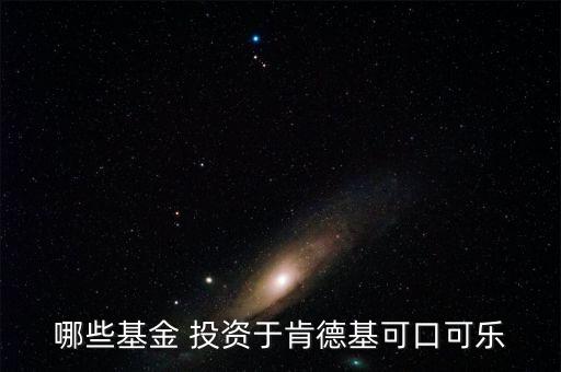 什么富利基金，哪些基金 投資于肯德基可口可樂