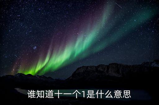 銀行說的逾期10個(gè)1是什么意思，誰知道十一個(gè)1是什么意思