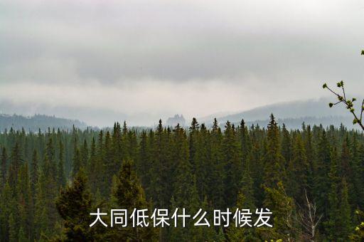 大同市學校低保補助什么時候到賬，大同低保什么時候發(fā)