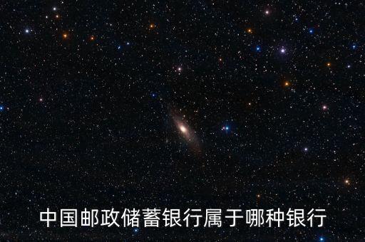 中國郵政儲(chǔ)蓄銀行屬于哪種銀行