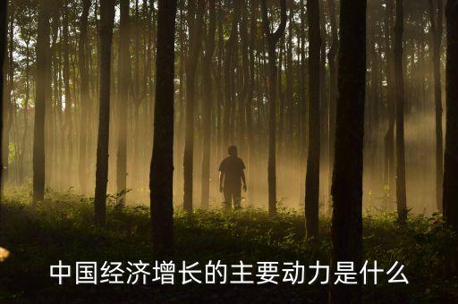 中國經(jīng)濟(jì)發(fā)展新動力是什么，中國經(jīng)濟(jì)增長的主要動力是什么