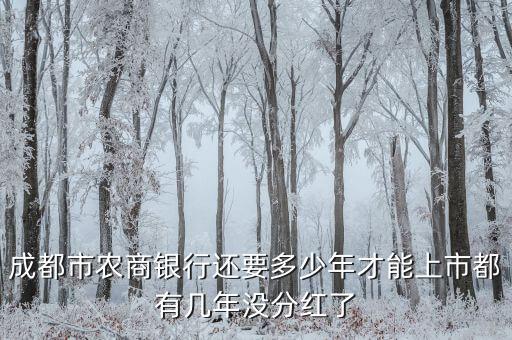 成都銀行什么時候上市，成都銀行能上市嗎