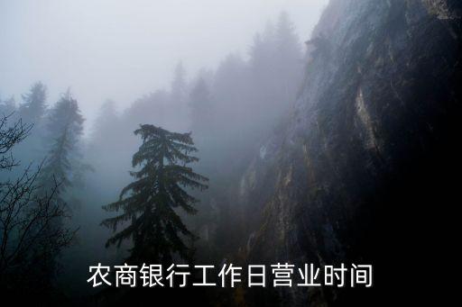 農(nóng)商銀行工作日營業(yè)時(shí)間