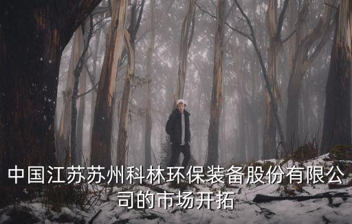 中國(guó)江蘇蘇州科林環(huán)保裝備股份有限公司的市場(chǎng)開(kāi)拓