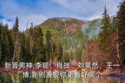 新晉男神,李現(xiàn)、肖戰(zhàn)、劉昊然、王一博,新劇表現(xiàn)你更看好哪個(gè)