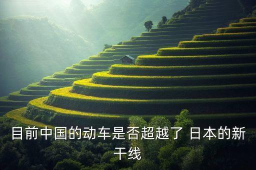 目前中國(guó)的動(dòng)車(chē)是否超越了 日本的新干線(xiàn)