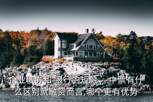 企業(yè)債券和 銀行的短融、 中票有什么區(qū)別就融資而言,哪個(gè)更有優(yōu)勢