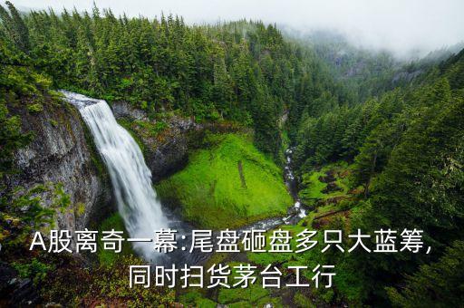 A股離奇一幕:尾盤砸盤多只大藍(lán)籌,同時(shí)掃貨茅臺工行
