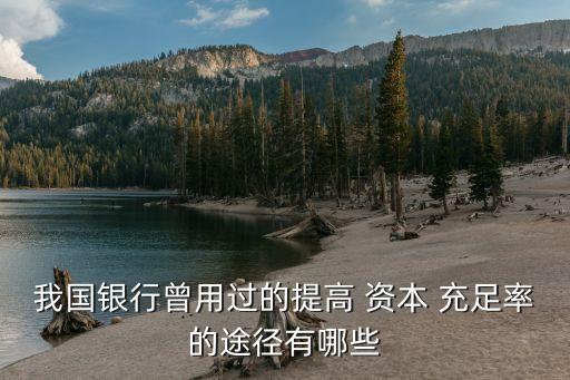 我國(guó)銀行曾用過的提高 資本 充足率的途徑有哪些