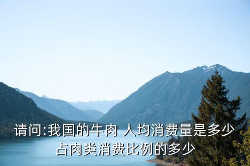 請(qǐng)問:我國(guó)的牛肉 人均消費(fèi)量是多少占肉類消費(fèi)比例的多少