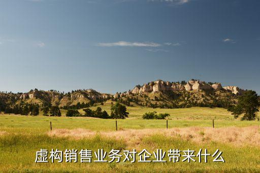 虛構(gòu)銷售業(yè)務(wù)對(duì)企業(yè)帶來(lái)什么