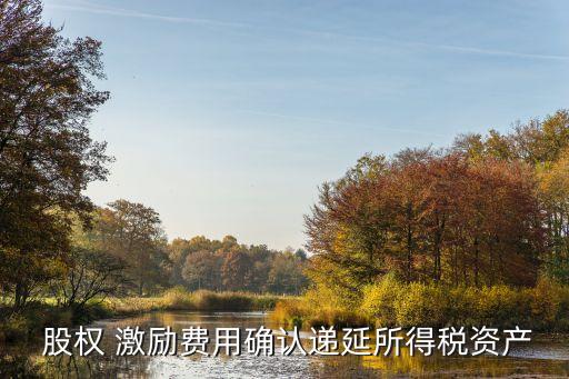  股權(quán) 激勵費(fèi)用確認(rèn)遞延所得稅資產(chǎn)
