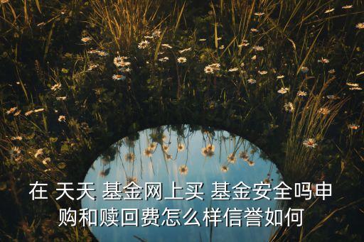 在 天天 基金網(wǎng)上買 基金安全嗎申購和贖回費怎么樣信譽(yù)如何