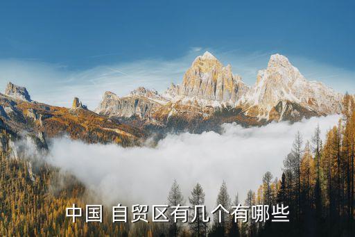 中國 自貿區(qū)有幾個有哪些