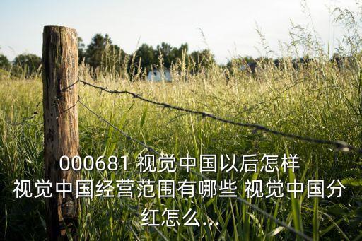  000681 視覺(jué)中國(guó)以后怎樣 視覺(jué)中國(guó)經(jīng)營(yíng)范圍有哪些 視覺(jué)中國(guó)分紅怎么...