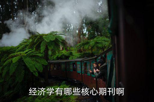 經濟學有哪些核心期刊啊