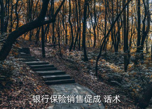  銀行保險(xiǎn)銷(xiāo)售促成 話術(shù)