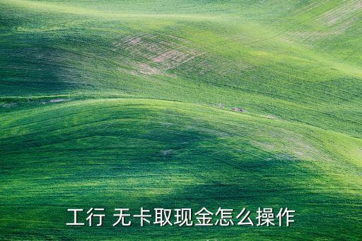 工商銀行無(wú)卡電話(huà)預(yù)約取款