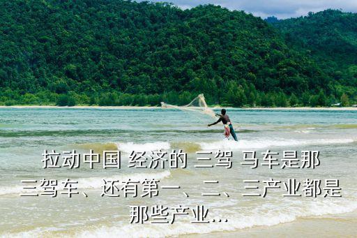  拉動中國 經(jīng)濟(jì)的 三駕 馬車是那 三駕車、還有第一、二、三產(chǎn)業(yè)都是那些產(chǎn)業(yè)...
