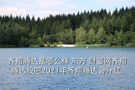 齊翔騰達是怎么樣 東方 財富網齊翔騰達股吧2021年齊翔騰達會分紅...