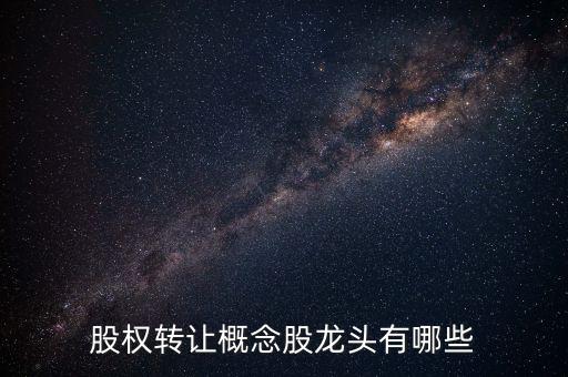股權轉(zhuǎn)讓概念股龍頭有哪些