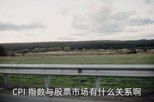 CPI 指數與股票市場有什么關系啊