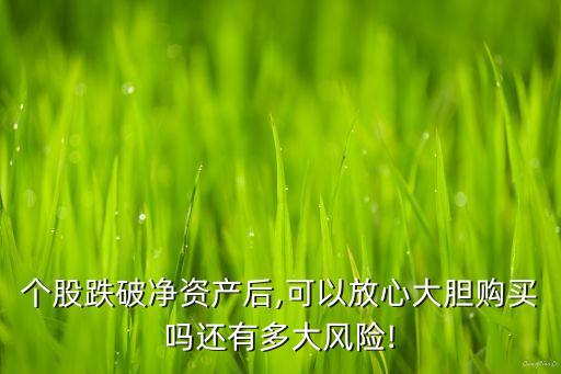 個(gè)股跌破凈資產(chǎn)后,可以放心大膽購(gòu)買嗎還有多大風(fēng)險(xiǎn)!