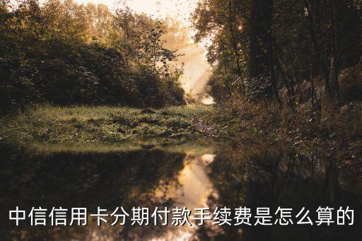 各大銀行分期費(fèi)率,哪個銀行的信用卡分期費(fèi)率最低